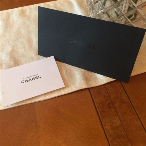 chanel gift voucher uk